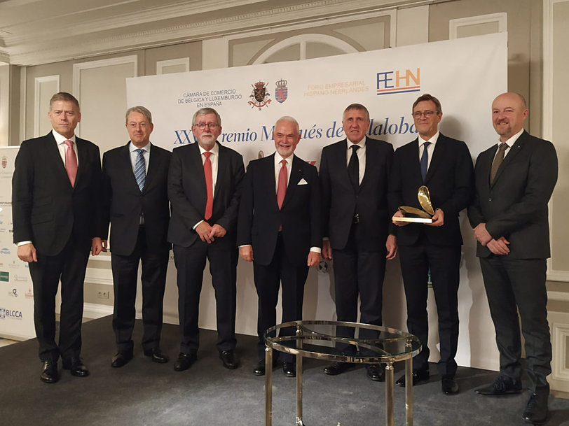 The CFL Group receives the Prix Marquis de Villalobar for their contribution to the development of rail motorways between Luxembourg and Spain